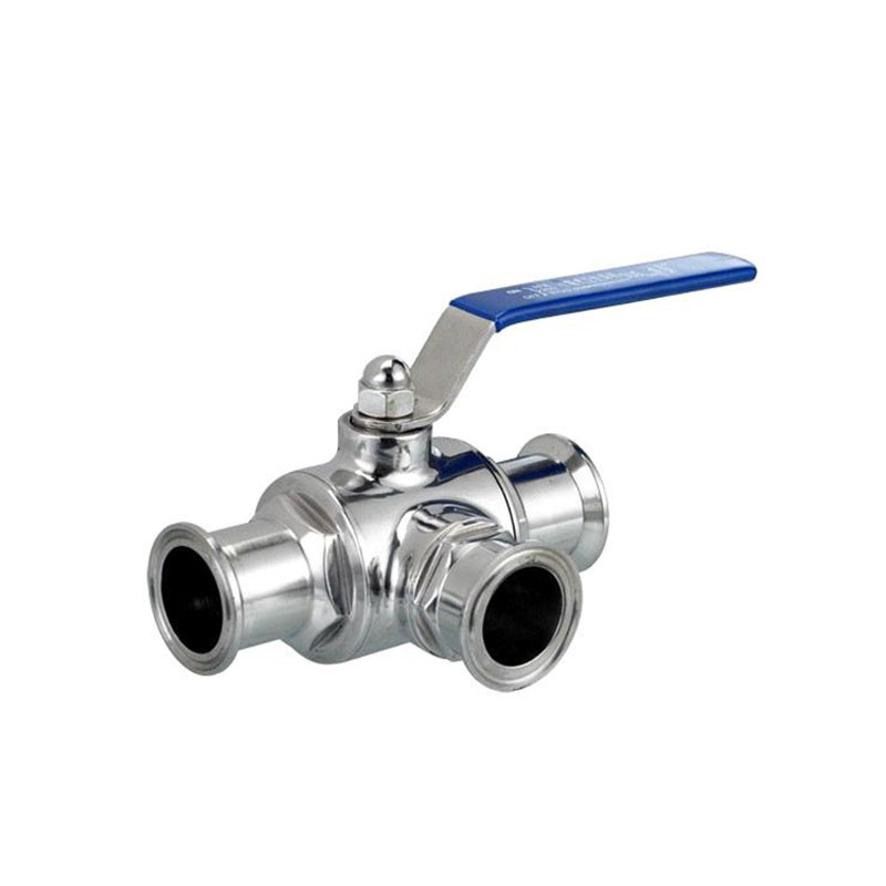 3 way tri clamp sanitary ball valve_1